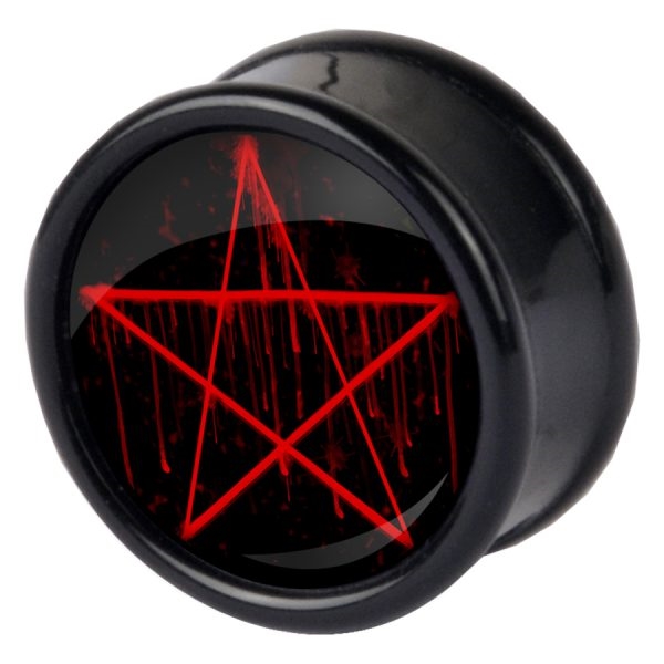 PMMA Bloody Pentagram Plug