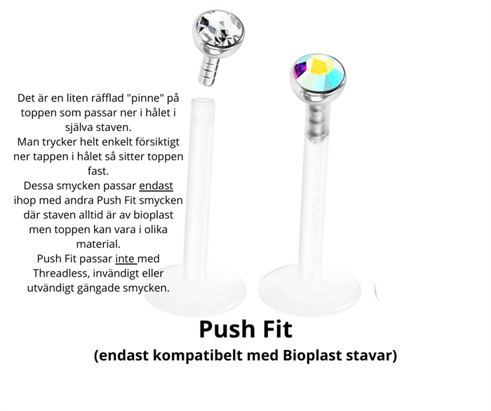 Bioplast labret studs hotsell