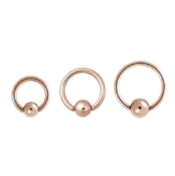 Ball Closure Ring - Rosé Stål