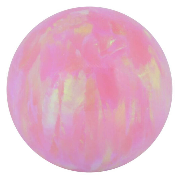 Product Image for Piercing toppar - Syntetisk Opal gängad kula, Rosa - Barbarella