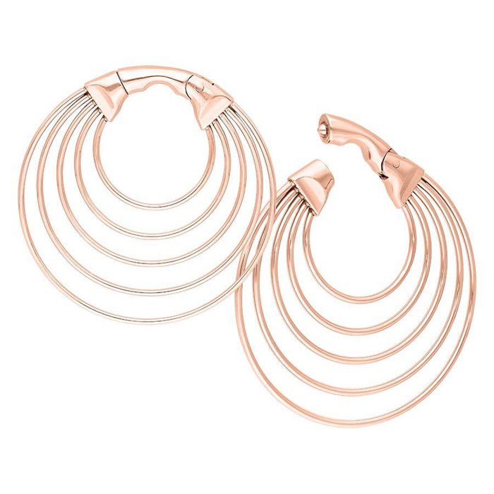 Rosé Multi Layer Ear Weights - Säljs i par