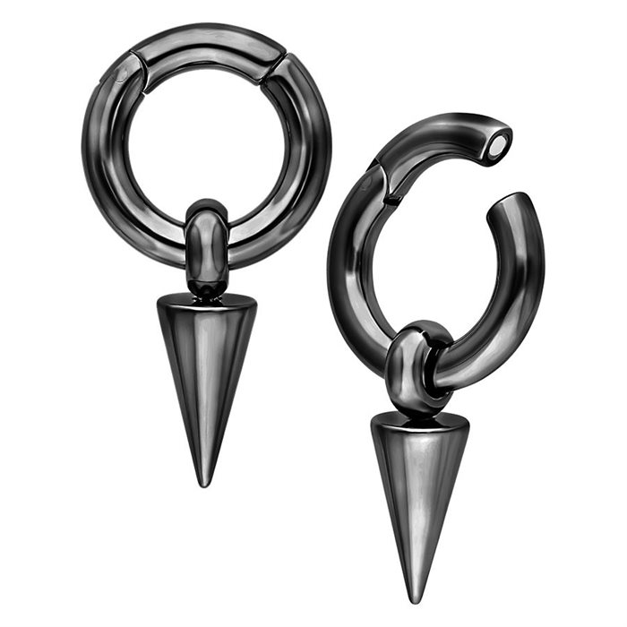 Svarta Arrow Ear Weights - Säljs i par