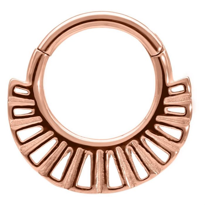 Ethno Septum Clicker - Rosé Steel