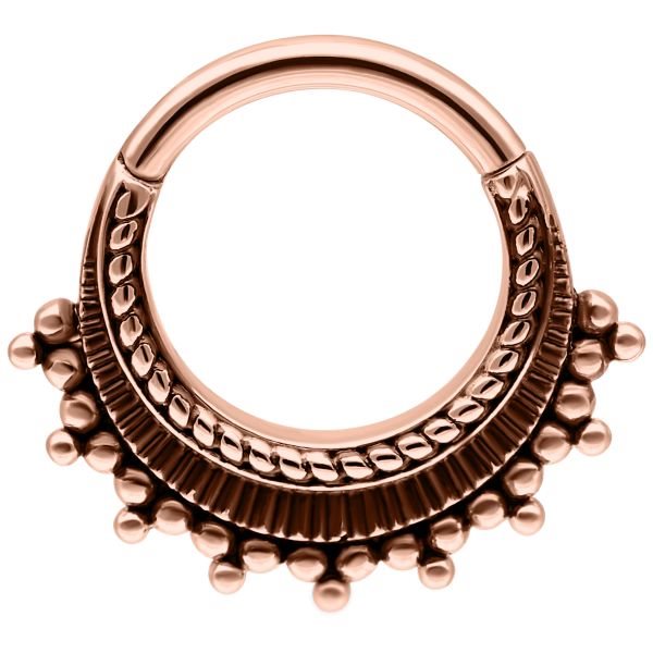 Native Septum Clicker - Rosé Stål