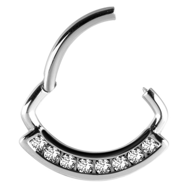 Steel Hinged Channel Set for Septum/Daith