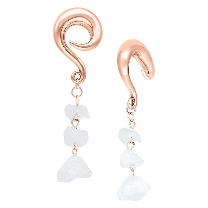Product Image for Töjning - On the Rocks Rosé Ear Weights - Säljs i par - Barbarella