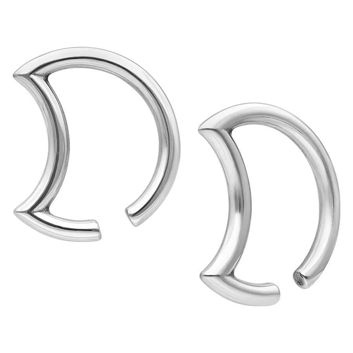 Moon Ear Weights Steel (sold in pair)