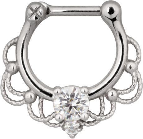 Steel-Basicline®---Fairytale-Septum-Silver-silver