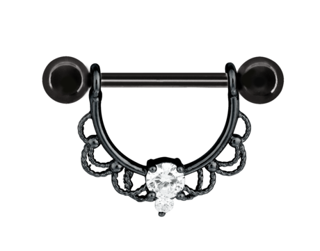 Fairytale Nipple Stirrup - Black Steel