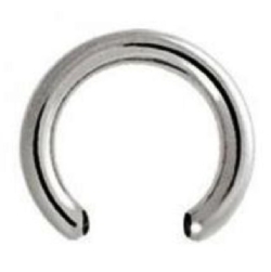 Product Image for Piercingring - 2.0 & 2.4 mm Ring utan kula - Stål - Barbarella