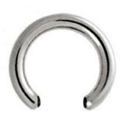 2.0 & 2.4 mm Ring utan kula - Stål