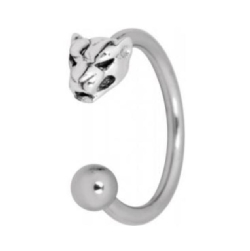 Product Image for Piercingring - Steel and Silver Beast Hästsko barbell - Barbarella