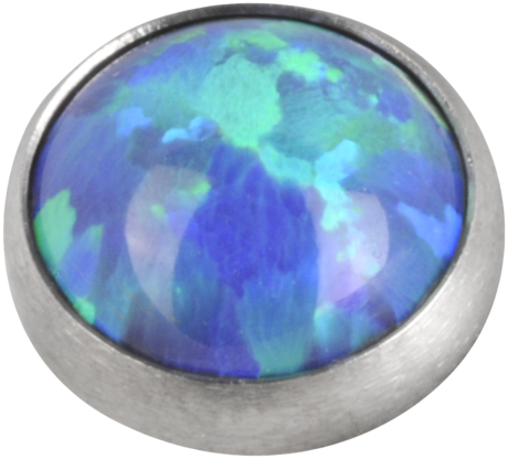 Product Image for Piercing toppar - Synthetic Opal Dermal Topp - Titan, Svart - Barbarella
