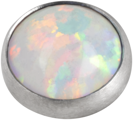 Product Image for Piercing toppar - Synthetic Opal Dermal Topp - Titan, Vit - Barbarella