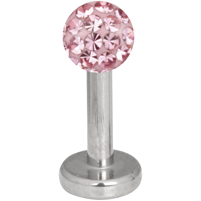 Product Image for Piercing labret - Sealed Multi Glitter Labret - Titan, Rosa - Barbarella