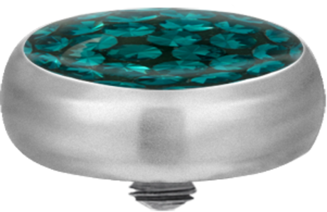 Product Image for Piercing toppar - Sealed Jewelled Micro Top Invändigt Gängad - Titan, Turkos - Barbarella