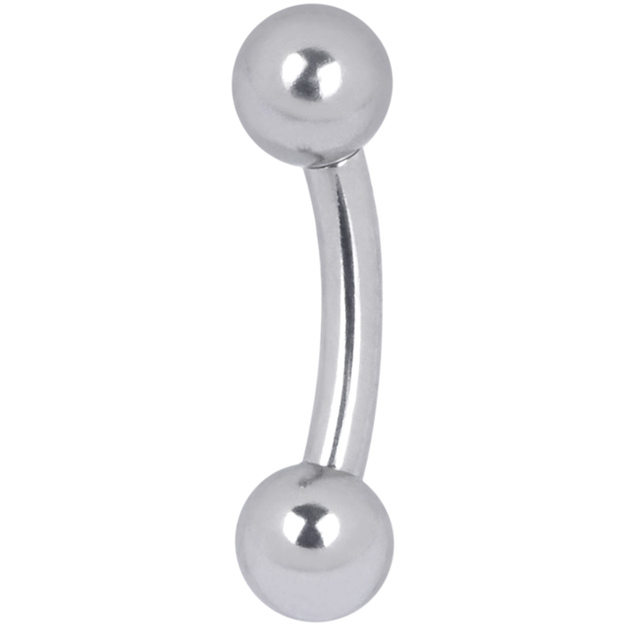 Böjd Barbell 1.6mm - Titan 