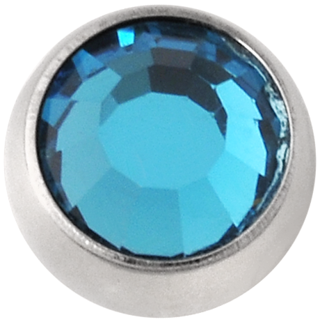 Product Image for Piercingring - Clip In Kula med Sten - Titan, Turkos - Barbarella