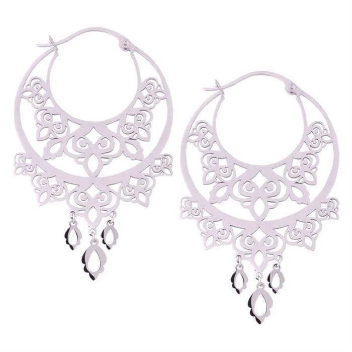 Barock Chandelier Hoops - Säljs i par