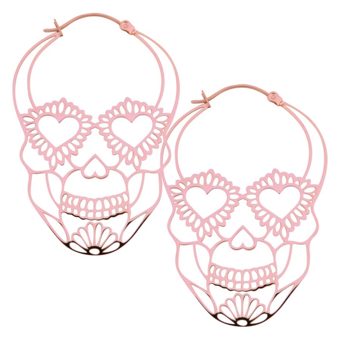 Sugarskull Hoops Rosé - Säljs i par