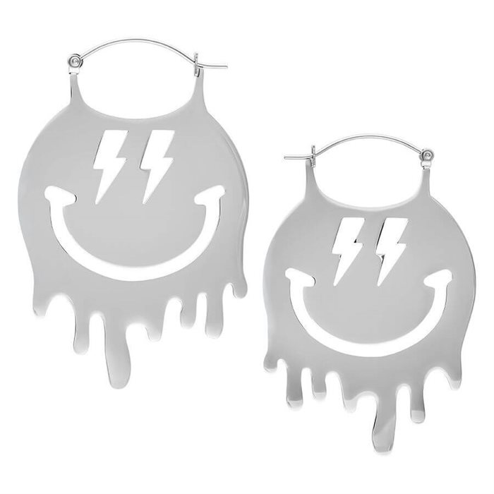 Big Smiley Hoops - Säljs i par