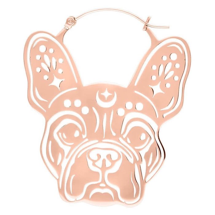 Rosé Bulldog Hoops - Säljs i par
