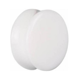 White Acrylic Flared Plug