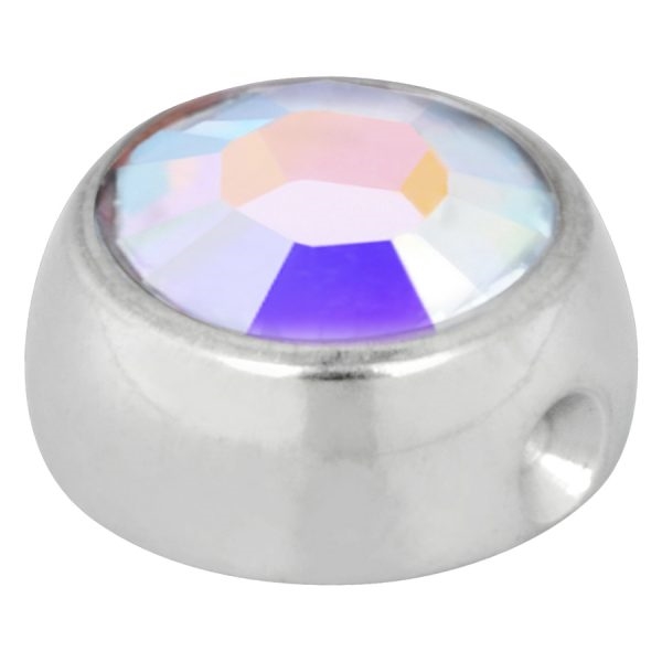 Product Image for Piercingring - Clip-in Jewelled Flat Back - Titan, Kristall - Barbarella