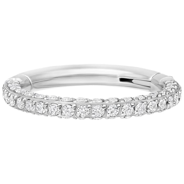 Multi Crystal Hinged Clicker - Titan