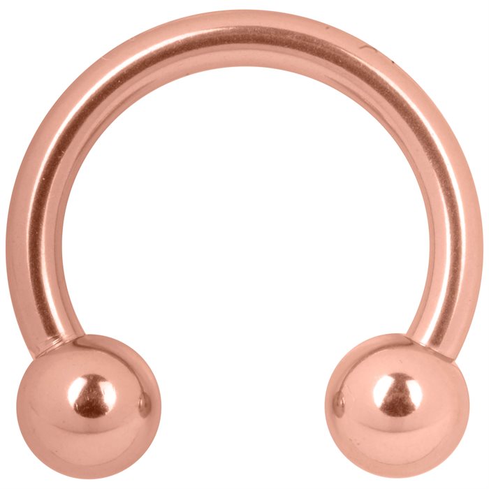 Hästsko Barbell Rosé - Titan Basic