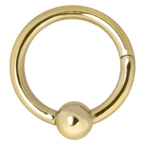 Hinged BCR Clicker Ring - Guld Stål