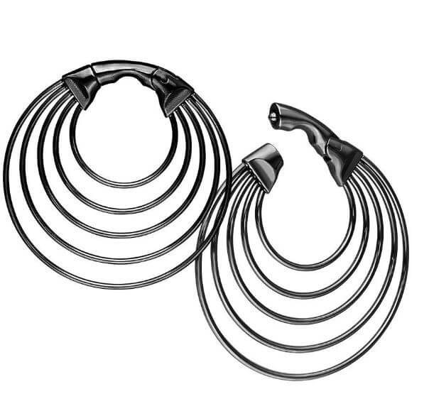 Svarta Multi Layer Ear Weights - Säljs i par