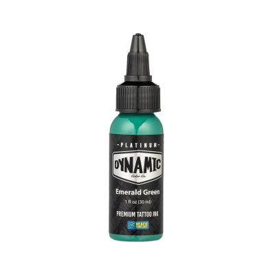Dynamic Platinum Tattoo Ink - Emerald Green (30 ml)