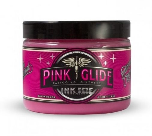 INK EEZE Pink Glide Professional Tattoo Glide & Aftercare - Burk 175 gram.
