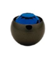 Product Image for Piercingring - Svart Clip In Kula Med Sten - Titan, Heliotrop (Blå/Lila) - Barbarella