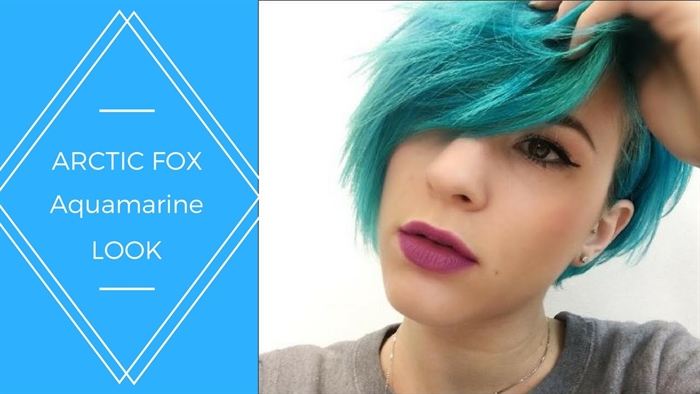 Arctic Fox Semi Permanent Hair Colors Aquamarine