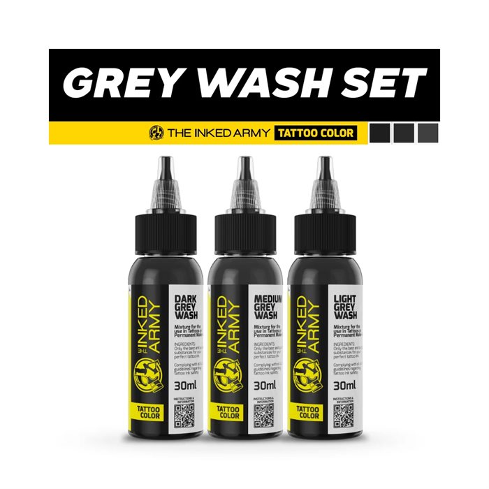 The Inked Army - Grey Wash Set - 3 x 30 ml