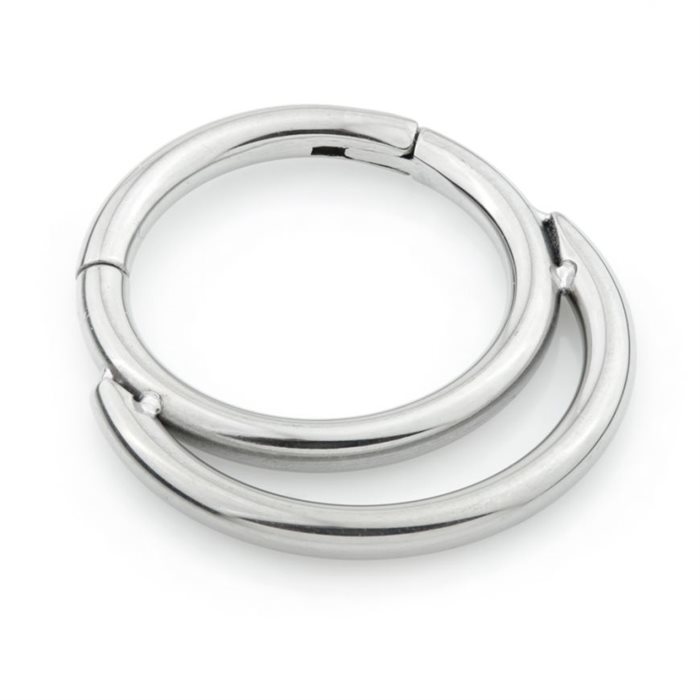 Dubbel Hinged Clicker Ring - Titan