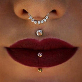 läpp piercing ring