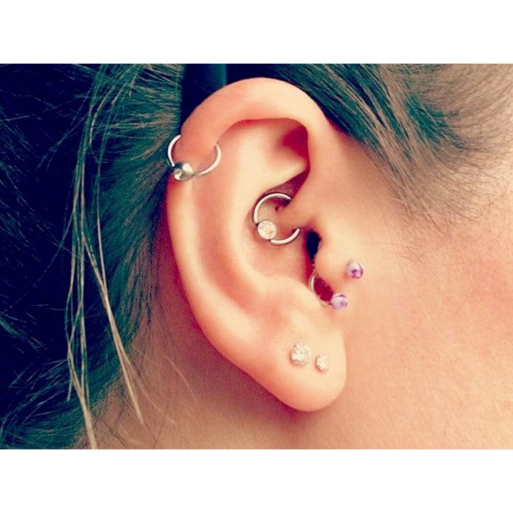 Ball closure ring ear discount