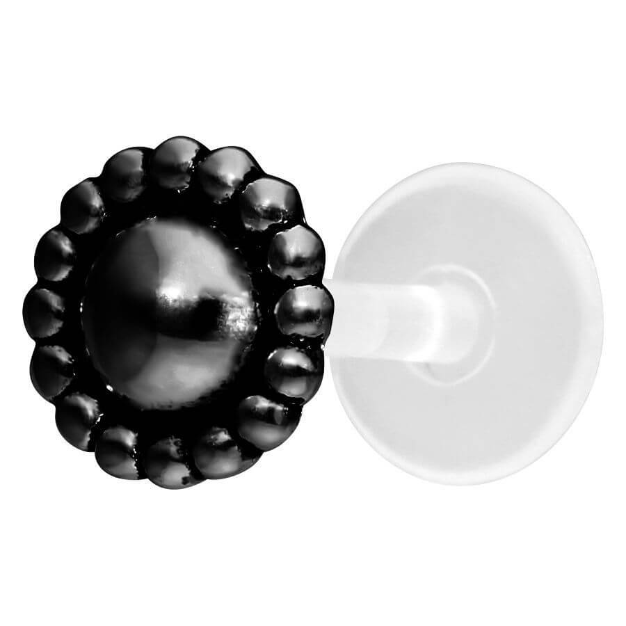Black Nub BioPlast® Pushfit Labret