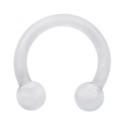 Circular Barbell Clear BioPlast