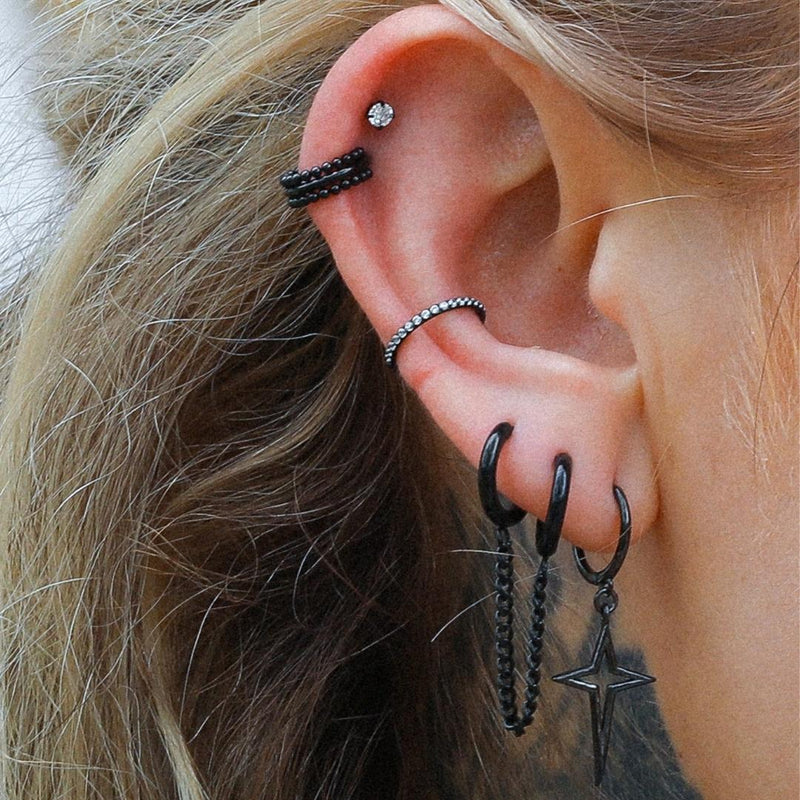 Black outlet body jewelry