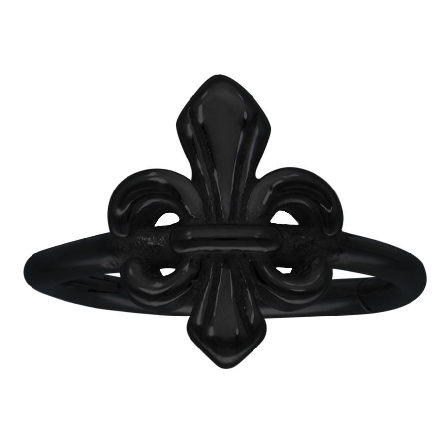 Product Image for Piercingring - Lily Hinged Clicker - Svart Stål - Barbarella