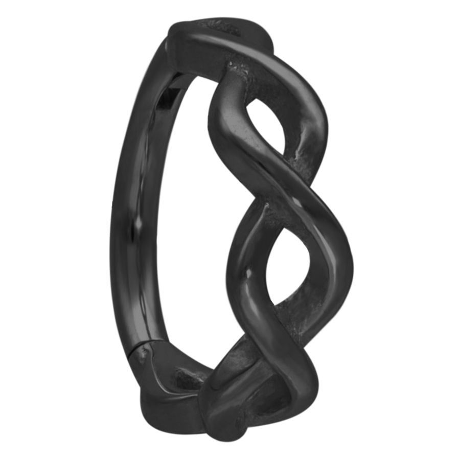 Product Image for Piercingring - DNA Clicker - Svart Stål - Barbarella