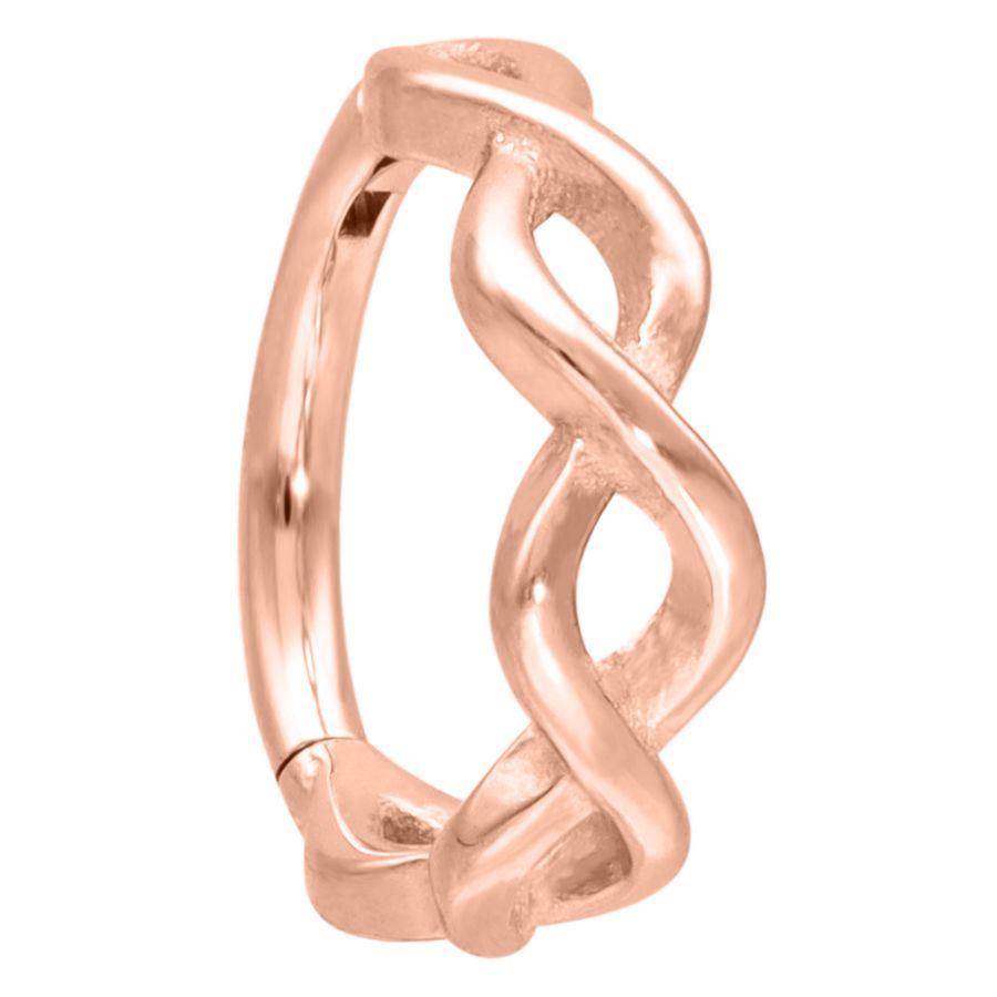 Product Image for Piercingring - DNA Clicker - Rosé Stål - Barbarella