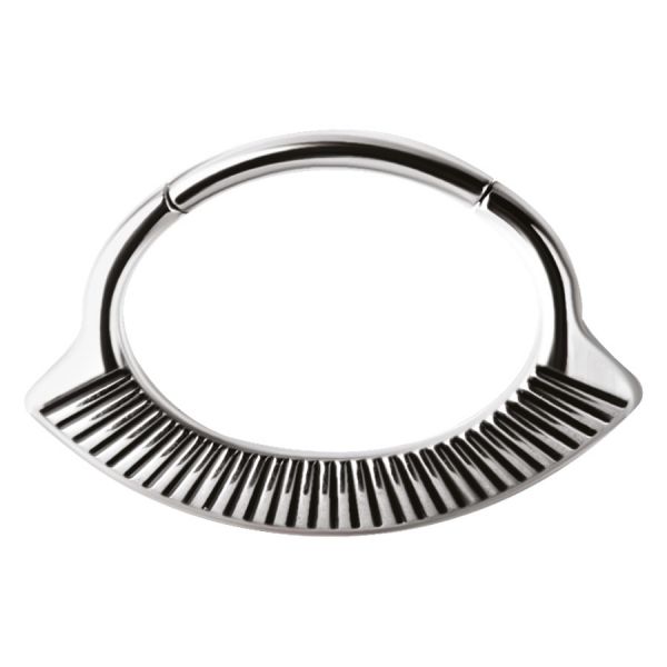 Crest Hinged Clicker Stål