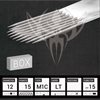Precision #12 Curved Magnum Tattoo Needles — Box of 50 pc