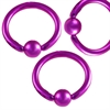 Anodised (färgad) Ball Closure Ring - Titan