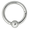 Hinged BCR Clicker Ring - Stål